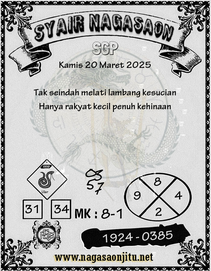 SGP 20 Maret 2025