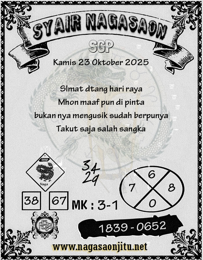 SGP 23 Oktober 2025